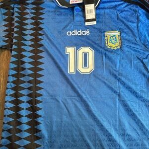 Argentina 1994 Blue Vintage Jersey • Maradona • Size L